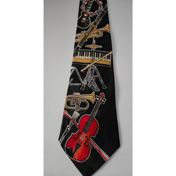 A Rodgers Musical Instruments 100% Polyester Exec. Ties/Designer Silk House - Picture 1 of 5